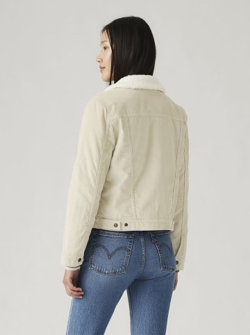 Levi's Kurtka dżinsowa w kolorze beżowym