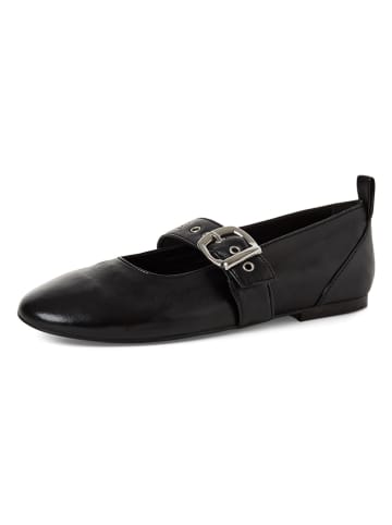 Tamaris Leren ballerina's zwart