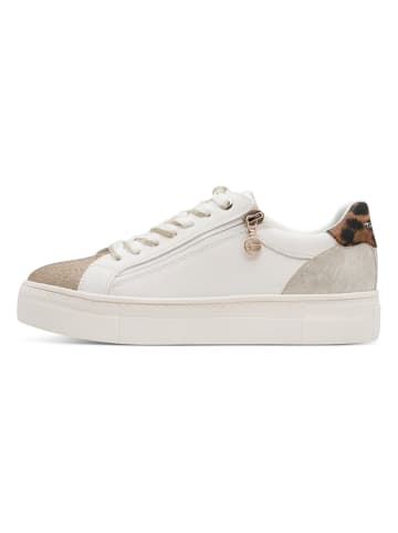Tamaris Sneakers wit/goudkleurig