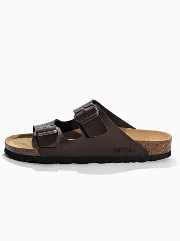 BACKSUN Slippers "Atlas" bruin
