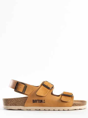 BACKSUN Sandalen "Achille" cognackleurig