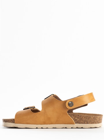 BACKSUN Sandalen "Achille" in Cognac
