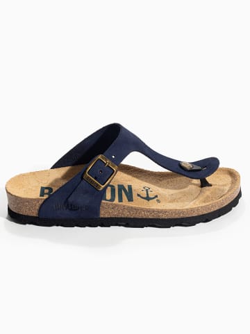 BACKSUN Teenslippers "Mercure" donkerblauw
