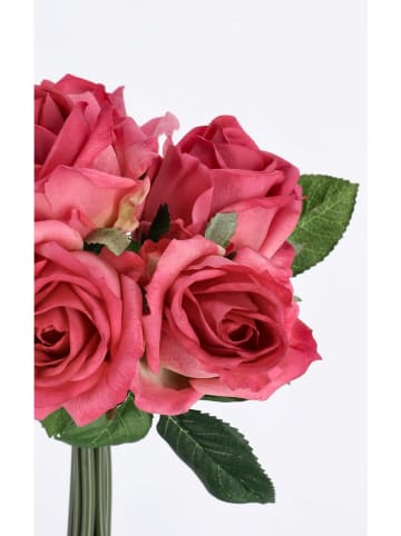 Bizzotto Kunststrauß ''Ofelia'' roze - (H)28 x Ø 22 cm