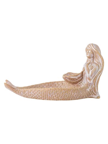 Bloomingville Decoratieve schaal "Abitha" beige - (L)19,5 cm
