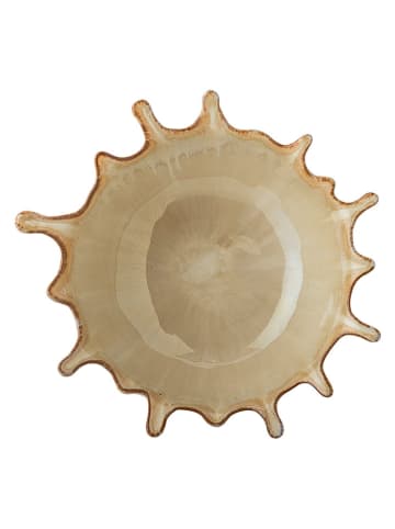 Bloomingville Servierschale "Alcott" in Weiß/ Beige - Ø 21 cm