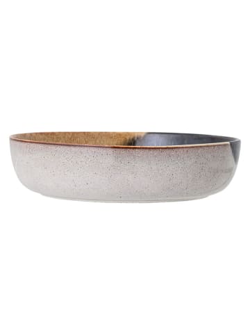 Bloomingville Schale "Jules" in Hellbraun/ Dunkelblau - Ø 25 cm