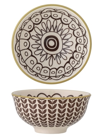 Bloomingville Kom "Maple" crème/bruin - Ø 11,5 cm