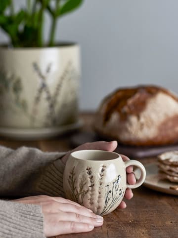 Bloomingville Tasse ''Bea'' in Creme/ Schwarz - 250 ml