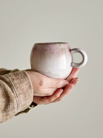 Bloomingville Tasse ''Paula'' in Weiß/ Rosa - 275 ml