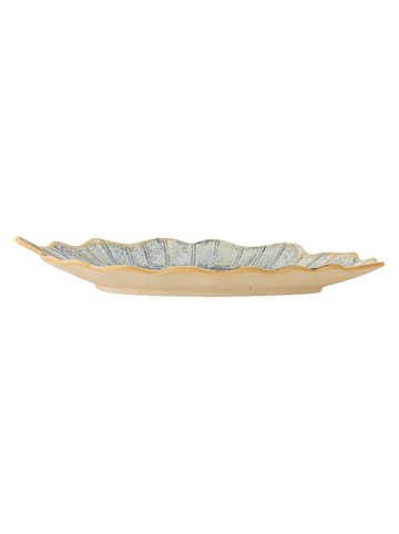 Bloomingville Serveerplateau "Dorreen" blauw/beige - (L)31 x (B)19,5 cm