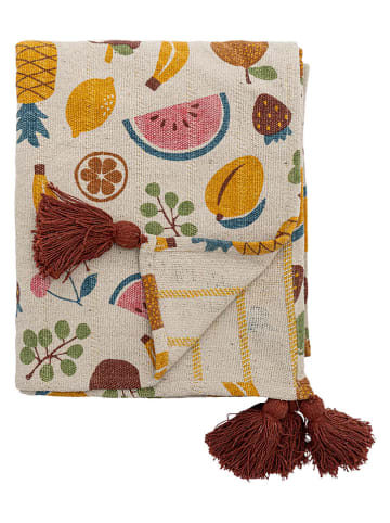 Bloomingville Woondeken ''Fruitta'' meerkleurig - (L)160 x (B)130 cm