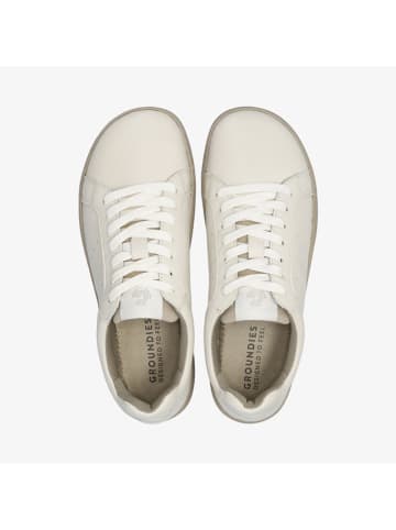 Groundies Leren barefootschoenen "Universe" crème