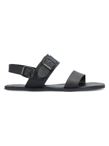 Groundies Leder-Barfußschuhe "Kos" in Schwarz