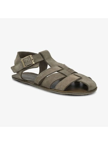 Groundies Leren barefootschoenen "Catania" kaki