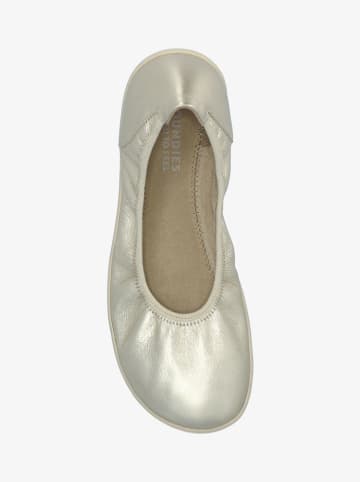 Groundies Leder-Barfußschuhe "3.0" in Gold