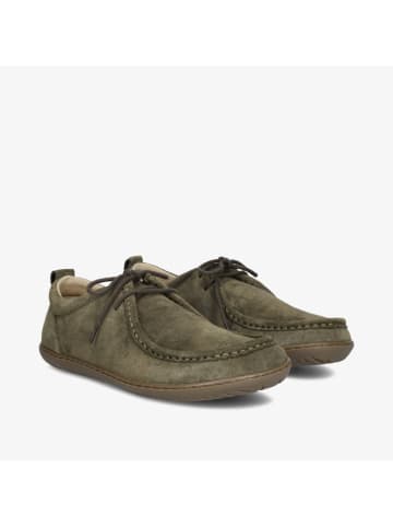 Groundies Leder-Barfußschuhe "Cricket" in Khaki