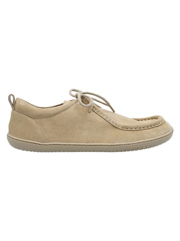 Groundies Leder-Barfußschuhe "Cricket Plus+" in Beige