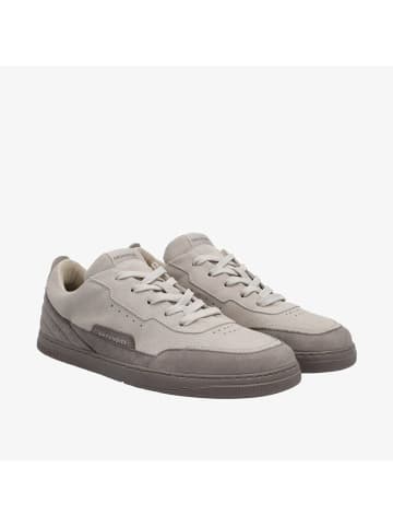 Groundies Leder-Barfußschuhe "Zurich" in Beige/ Grau