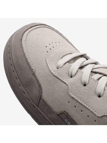 Groundies Leder-Barfußschuhe "Zurich" in Beige/ Grau