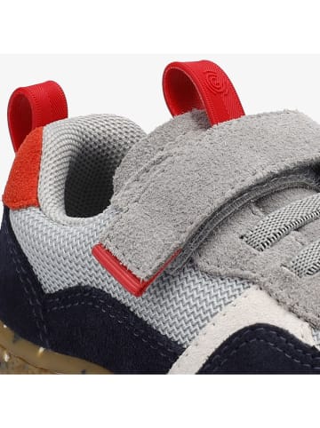 Groundies Barfußschuhe "Lou 2.0" in Grau/ Dunkelblau/ Rot