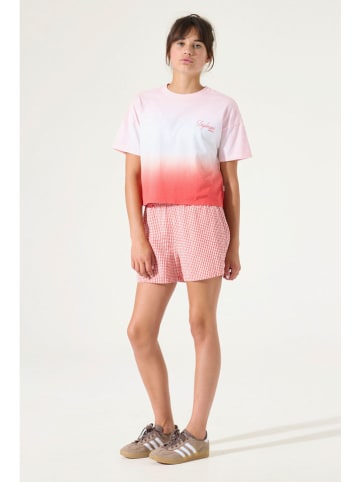 Garcia Shorts in Orange/ Weiß