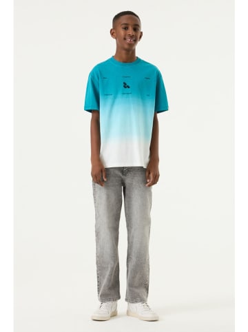 Garcia Shirt lichtblauw/wit