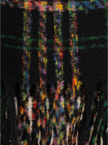 Zwillingsherz Schal "Karo" in Schwarz - (L)180 x (B)95 cm
