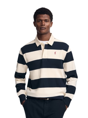Polo Club Poloshirt donkerblauw/crème