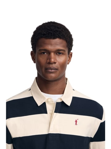Polo Club Poloshirt donkerblauw/crème