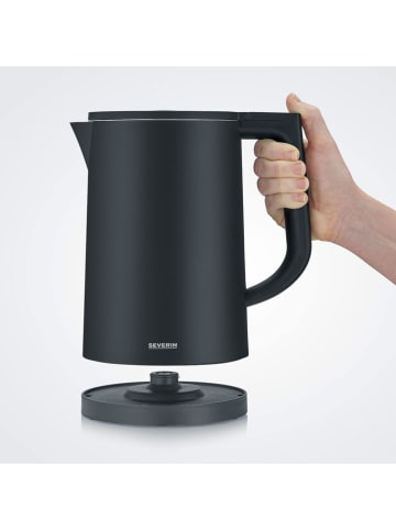 SEVERIN Wasserkocher "WK3484" in Schwarz - 1,7 l