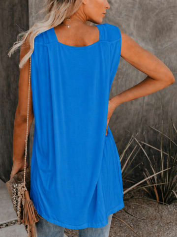 Milan Kiss Blusentop in Blau