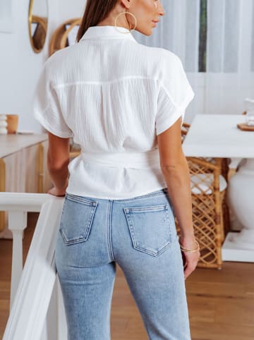 Milan Kiss Bluse in Weiß