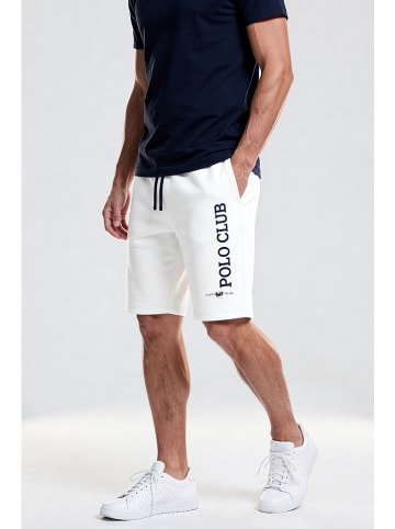 HARVEY MILLER POLO CLUB Sweatshorts in Weiß