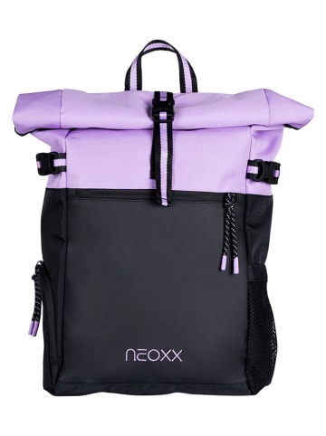 neoxx Rucksack "Iconic" in Lila/ Schwarz - (B)30 x (H)45 x (T)14 cm