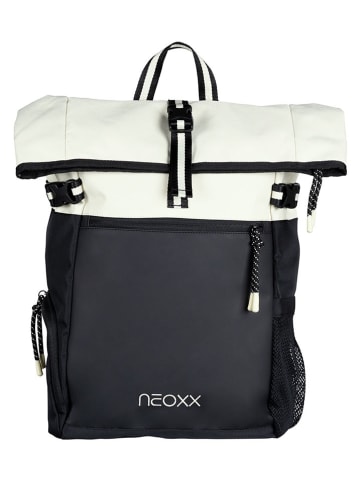 neoxx Rucksack "Iconic" in Schwarz/ Creme - (B)30 x (H)45 x (T)14 cm