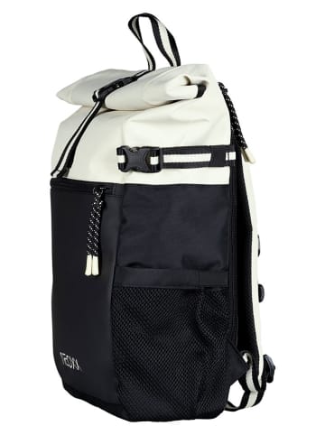 neoxx Rucksack "Iconic" in Schwarz/ Creme - (B)30 x (H)45 x (T)14 cm