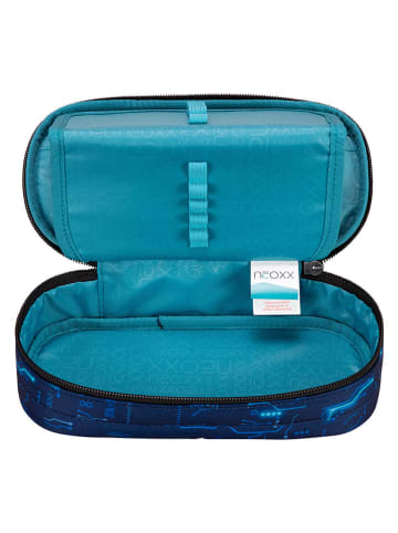 neoxx Schlamperetui "Jump" in Blau - (B)22,5 x (H)10,5 x (T)5,5 cm