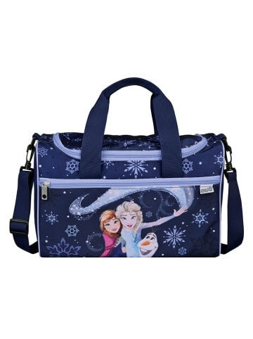SCOOLI Sporttasche "Frozen" in Dunkelblau - (B)35 x (H)23 x (T)16 cm