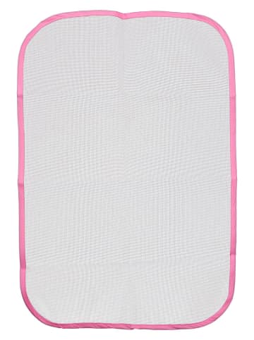 SMART wash Ochronna siatka w kolorze biało-różowym do prasowania - 60 x 40 cm