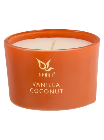 ARDOR Geurkaars ''Vanilla Coconut'' oranje - 85 g
