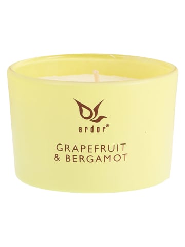 ARDOR Duftkerze ''Grapefruit & Bergamot'' in Gelb - 85 g