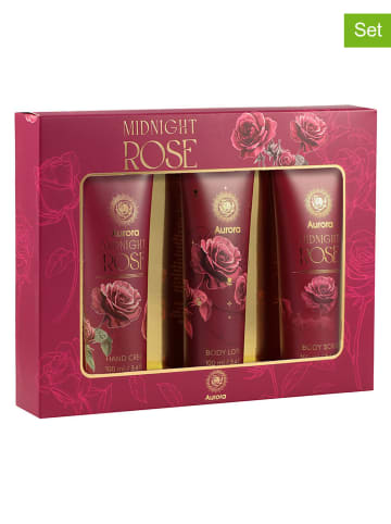 Aurora 3-częściowy zestaw pielęgnacyjny "Midnight Rose"