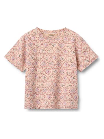 Wheat 2-delige set: shirts "Ella" lichtroze/oranje