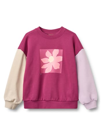 Wheat Sweatshirt "Elliot" in Pink/ Creme