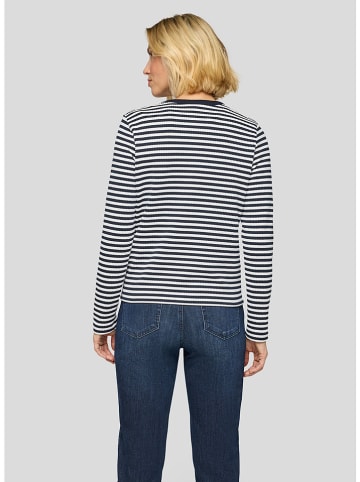 Rabe Cardigan in Dunkelblau/ Weiß