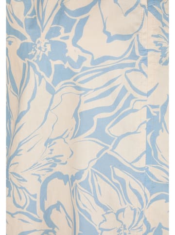 LCMT Le Comte Bluse in Hellblau/ Creme