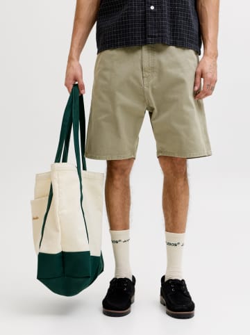 Jack & Jones Bermudy dżinsowe "Tony" w kolorze zielonym