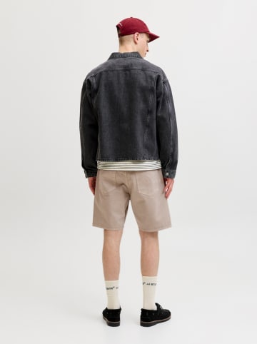 Jack & Jones Bermudy dżinsowe "Tony" w kolorze beżowym