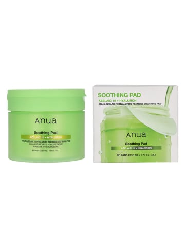 Anua Gesichtspads "Azelaic Acid 10 & Hyaluron Soothing", 90 Stück - 230 ml